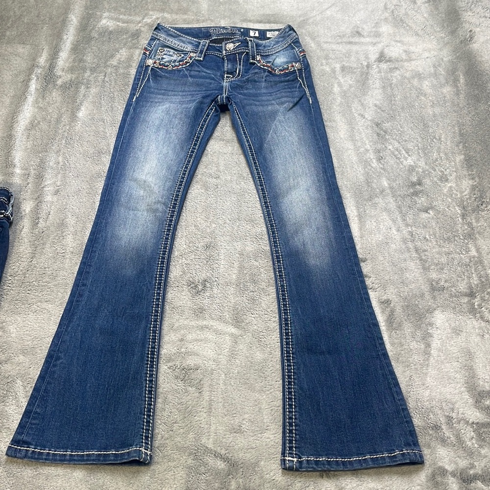Girls size 7 Miss Me Jeans bootcut